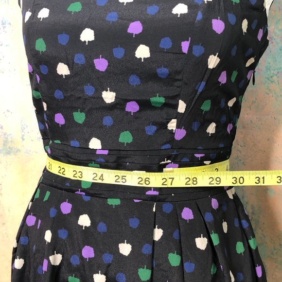 NWT 📌Freebird by Steven Cute Design  "Tiny Trees"  Work to Weekend Dress - Picture 12 of 13